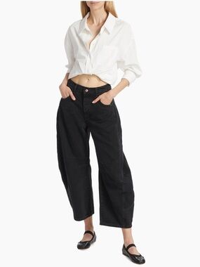 Free People We The Free Good Luck Barrel Jeans